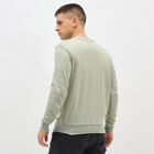 Men's Light Sage Green Crew Neck Casual Pullover, Light Green, small image number null