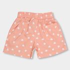 Girls' Shorts , Peach, small image number null