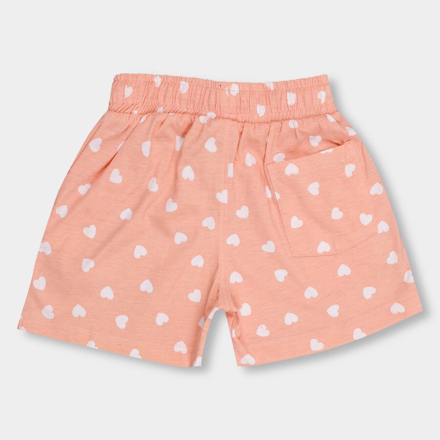 Girls' Shorts , Peach, large image number null