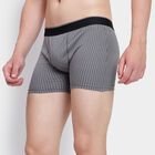 Men's 100% Cotton Trunks, हल्का ग्रे, small