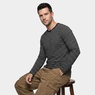 Men Navy Blue Round Neck Regular T-Shirt, नेवी ब्लू, small