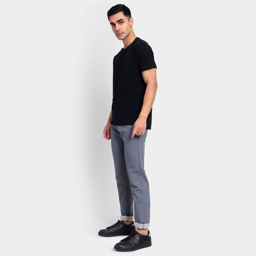 Men's Slim Fit Jeans , Light Grey, large image number null