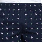 Men's 100% Cotton Boxers , Navy Blue, small