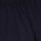 Girls' 100% Cotton Capri Set , Navy Blue, small