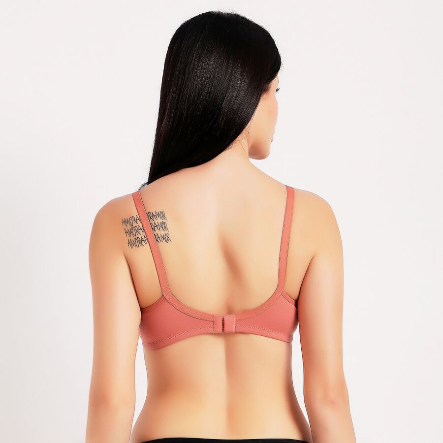 Ladies' Non-Padded Bra, Pink, large image number null