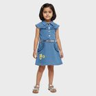 Girls' Frock, हल्का नीला, small