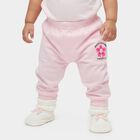 Infants Powder Blue Regular-Fit Cloud Printed Cotton Pyjama, Pink, small