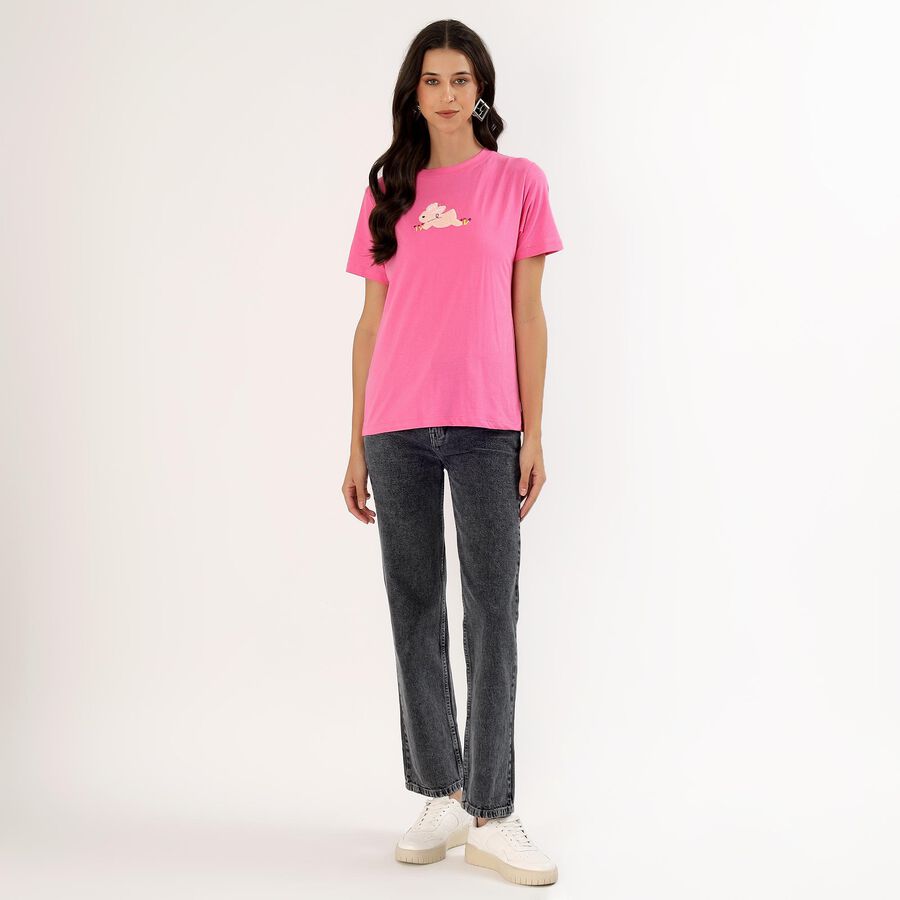 Women's Faded Black Straight Fit Jeans, Dark Grey, large image number null