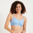 Ladies' Non-Padded Bra, Mid Blue, small image number null
