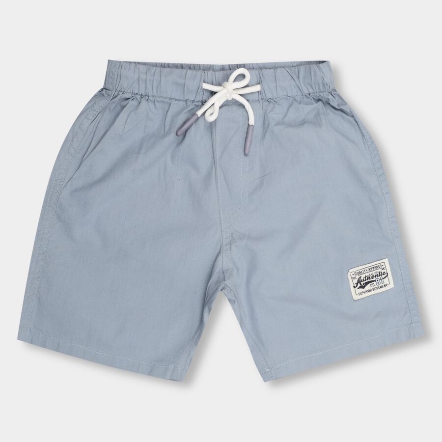 Boys' 100% Cotton Bermudas , Mid Blue, large image number null