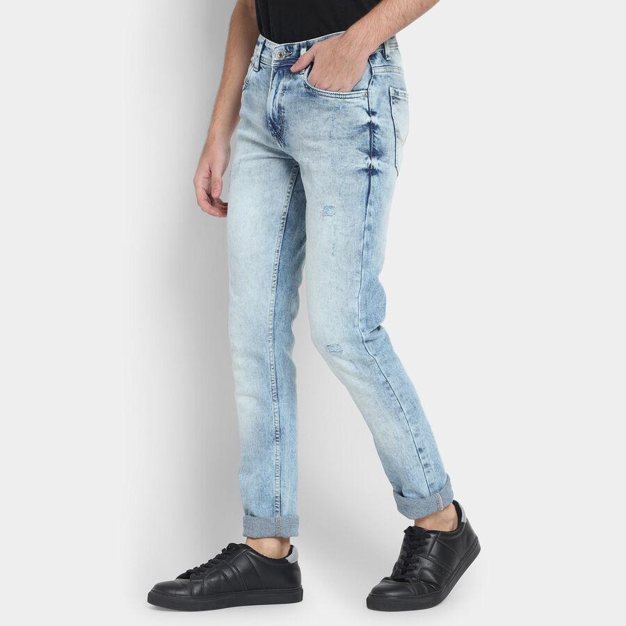 Men's Skinny Jeans , हल्का नीला, large image number null