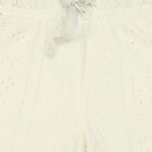 Girls White Palazzo Eyelet Pyjama, सफ़ेद, small