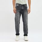 Men's Faded Charcoal Slim Fit Jeans, गहरा ग्रे, small image number null
