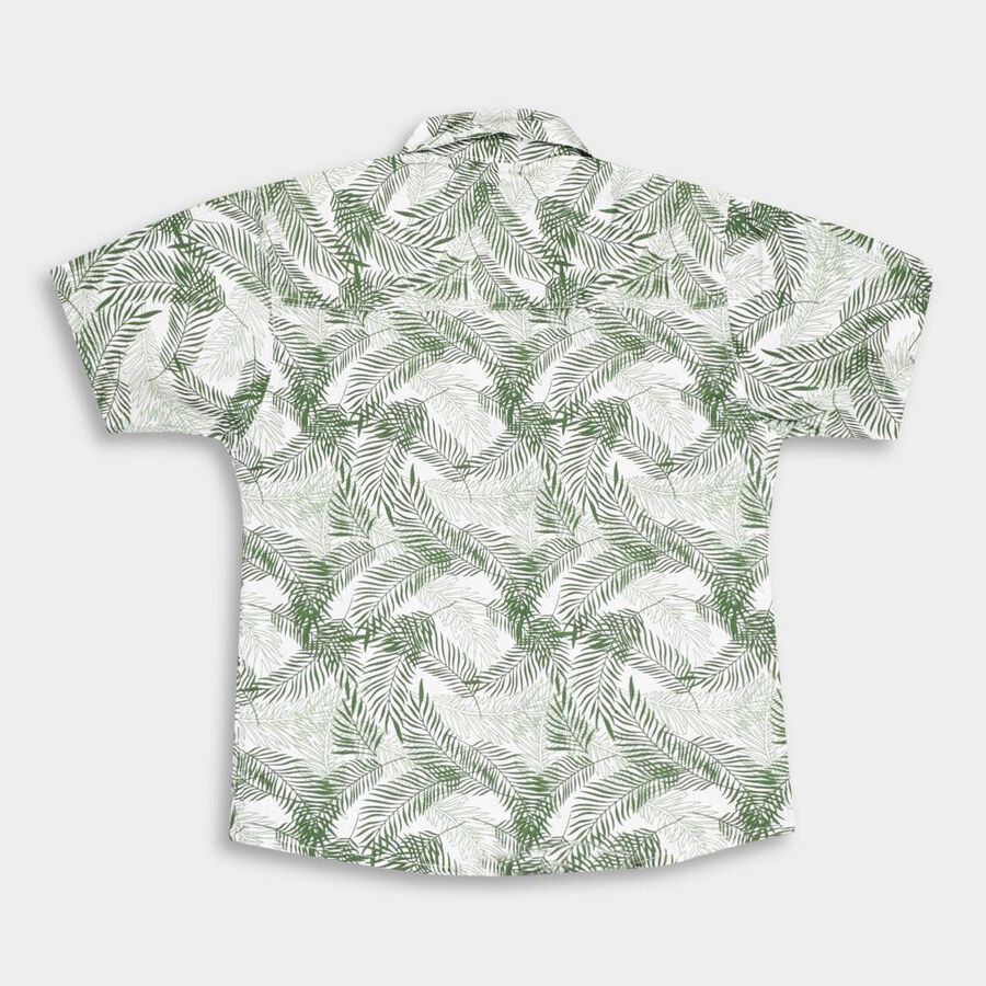 Boys Cotton Casual Shirt, Light Green, large image number null