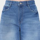 Ladies' 100% Cotton Capri , Mid Blue, small image number null
