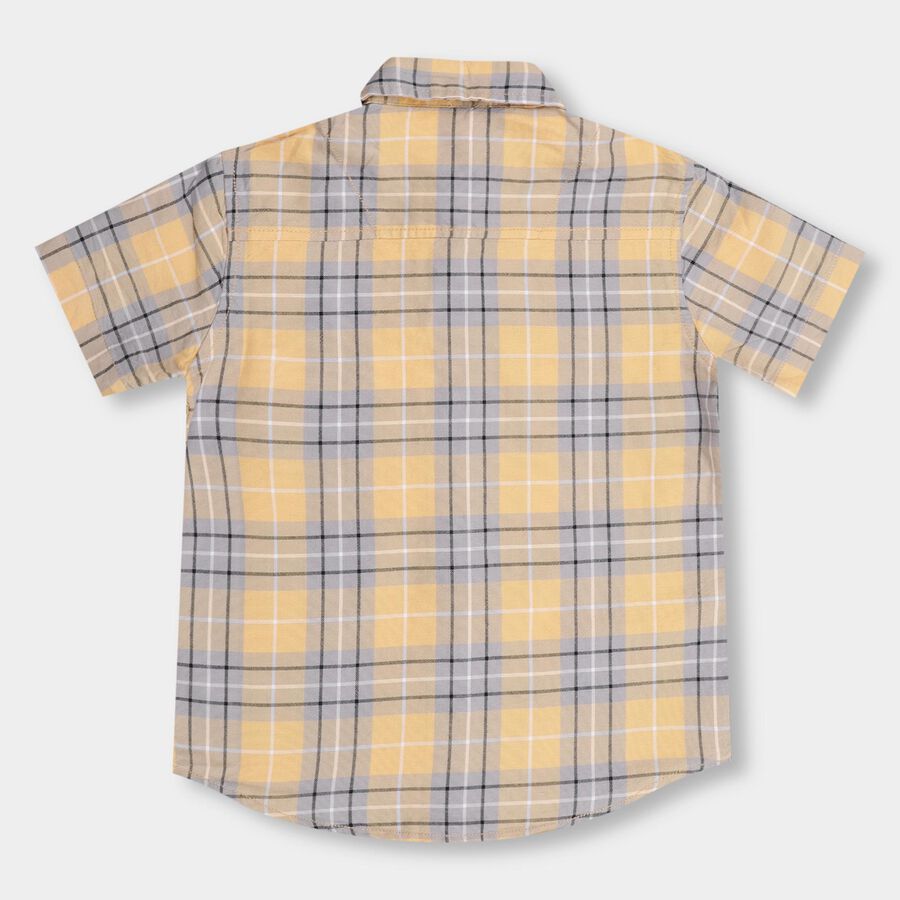 Boys' 100% Cotton Casual Shirt , पीला, large image number null