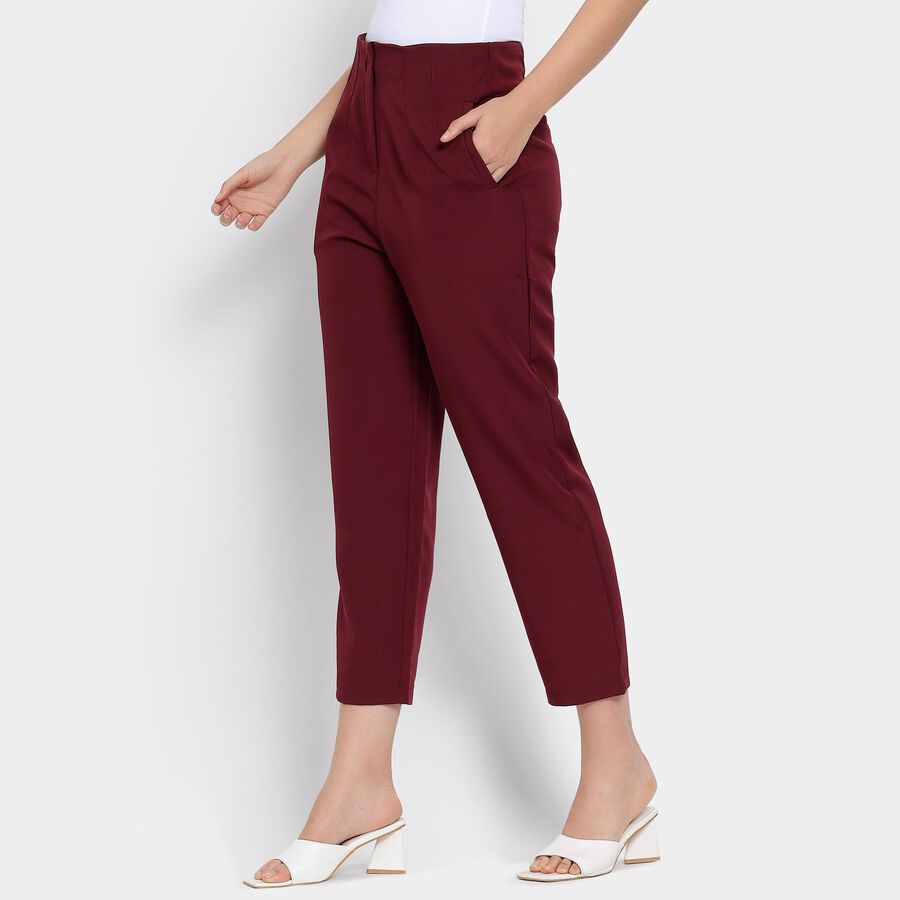 Ladies' Trousers, वाइन, large image number null