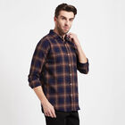 Checks Casual Shirt, भूरा, small image number null
