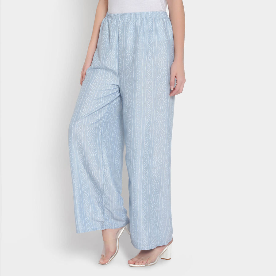 Printed Palazzo, Light Blue, large image number null