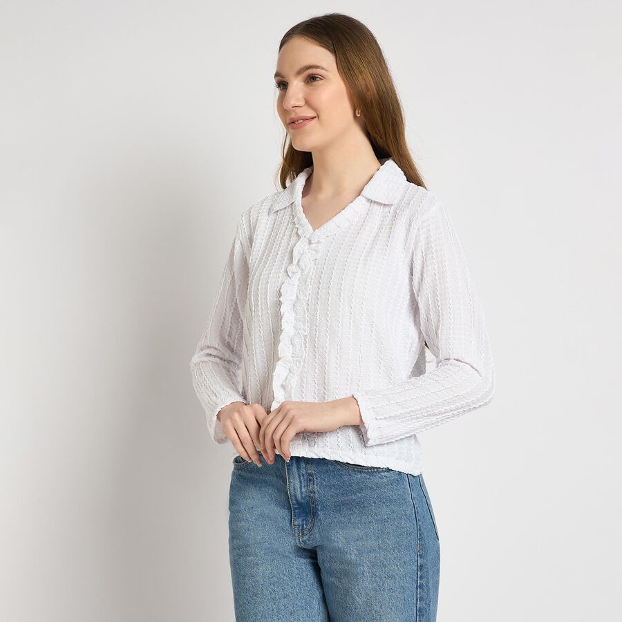Ladies' Shirt , White, large
