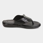 Mens Floater Sandals, Black, small image number null