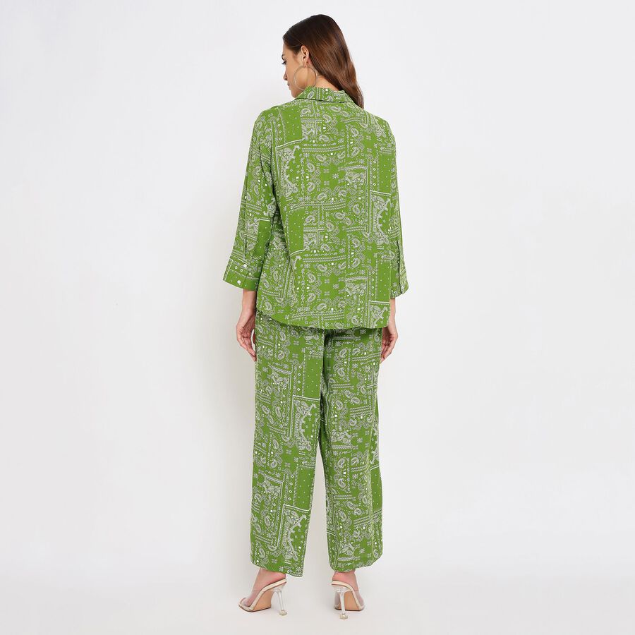 Ladies' Co-ord set , हल्का हरा, large image number null