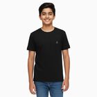 Boys' Half Sleeves T-Shirt, Black, small image number null