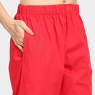 Ladies' 100% Cotton Palazzos, लाल, small image number null