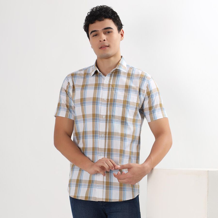 Men's Casual Shirt , Yellow, large image number null