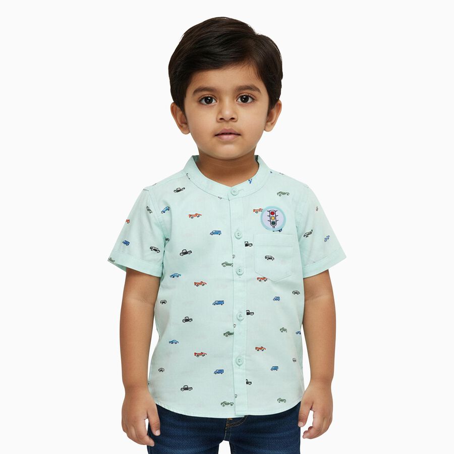 Infants' Shirt, हल्का हरा, large image number null