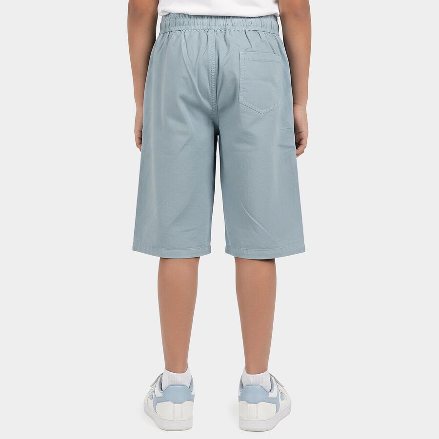 Boys' Light Blue Relaxed Fit Cargo Style Jamaican Shorts, Light Blue, large