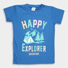 Boys' Half Sleeves T-Shirt , रॉयल ब्लू, small image number null