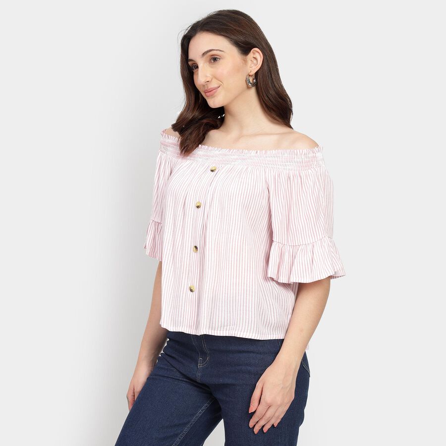 Ladies' Top, हल्का गुलाबी, large image number null