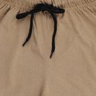Boys' Cotton Blend Bermuda Shorts, Beige, small