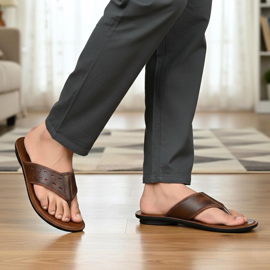 Men's Sandal, Tan, large