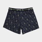 Boys' Dark Navy Regular Fit Printed Briefs, नेवी ब्लू, small image number null