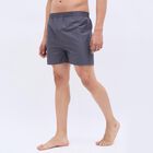 Men's 100% Cotton Boxers, गहरा ग्रे, small image number null