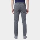 Men's Grey Slim Fit Jeans, Light Grey, small
