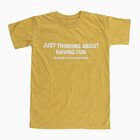 Boys' Half Sleeves T-Shirt, मस्टर्ड, small image number null