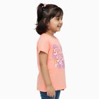 Girls' T-Shirt, पीच, small image number null