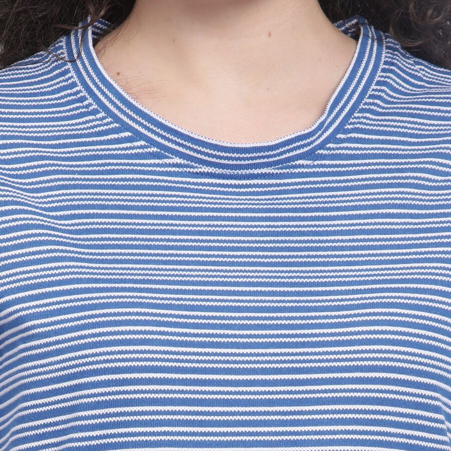 Ladies' Round Neck T-Shirt , Royal Blue, large image number null