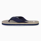 Men's Beige Toe-Post Flip-Flops, गहरा पीला, small