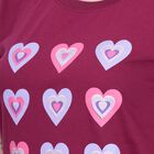 Ladies' Round Neck T-Shirt , वाइन, small image number null