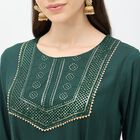 Ladies' Kurta, Dark Green, small image number null