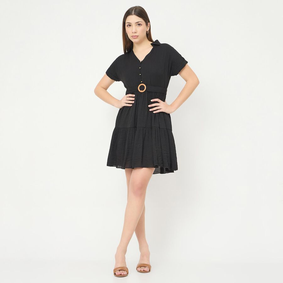 Ladies' Dress, Black, large