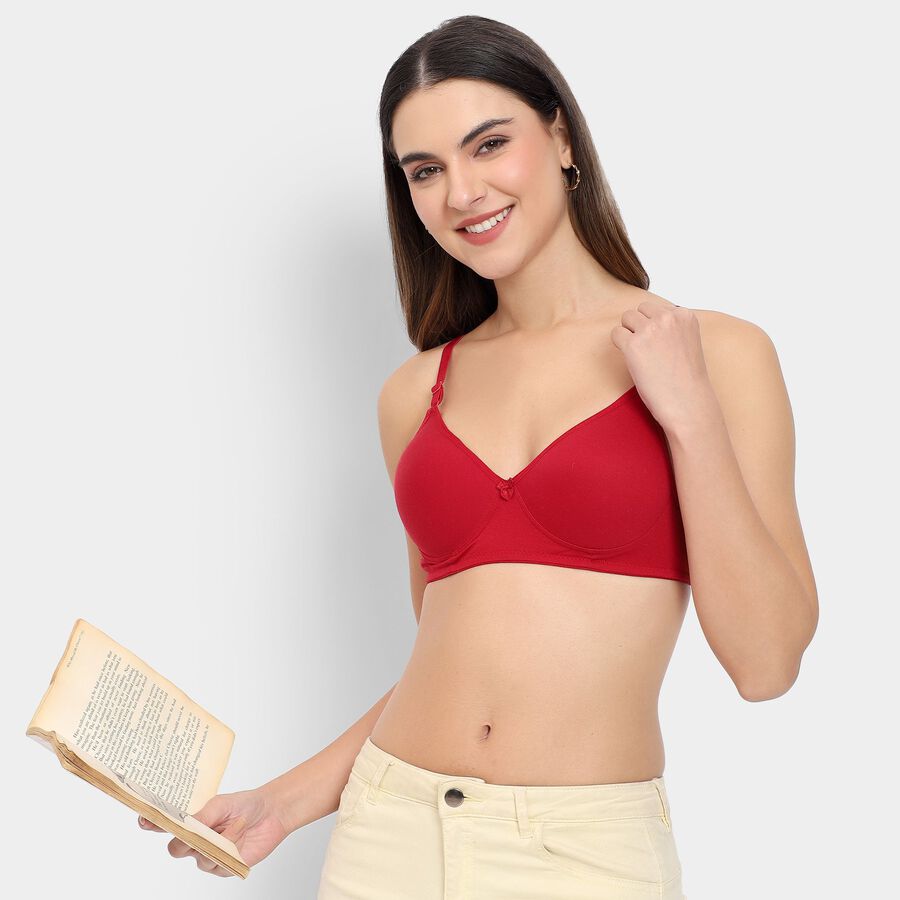 Ladies' Bra , Maroon, large image number null