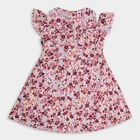 Girls' 100% Cotton Frock , हल्का गुलाबी, small image number null