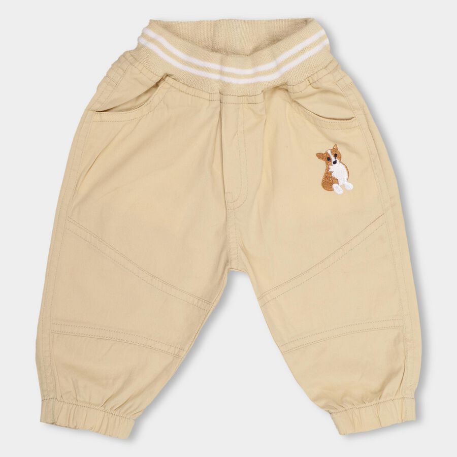 Infants' 100% Cotton Cotton Trousers , एक्रू मिश्रित, large image number null