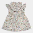 Girls' 100% Cotton Frock, ऑफ व्हाइट, small image number null
