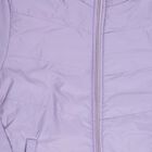 Girls Light Lavender Hooded Casual Jacket, Purple, small image number null